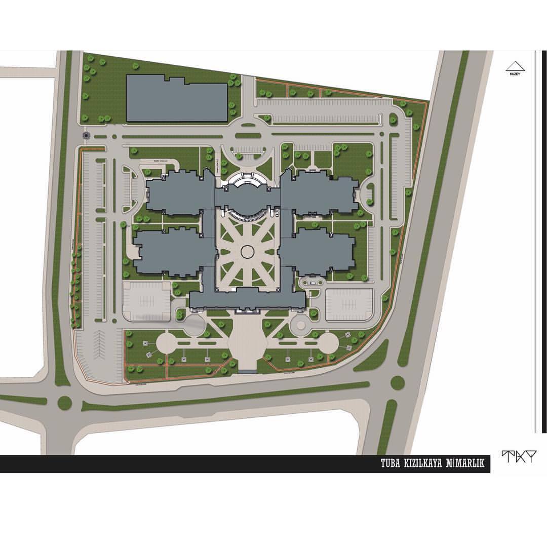 Konya Adliyesi peyzaj düzenlemesi